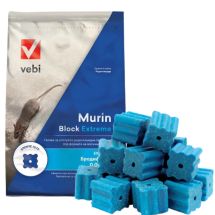 Отрова за мишки и плъхове Vebi Murin Block Extreme 300 гр. - Otrovi